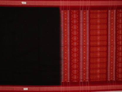 Bomkai Cotton Saree - Black