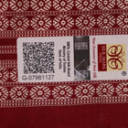 Cream Bomkai Silk Saree — view 7
