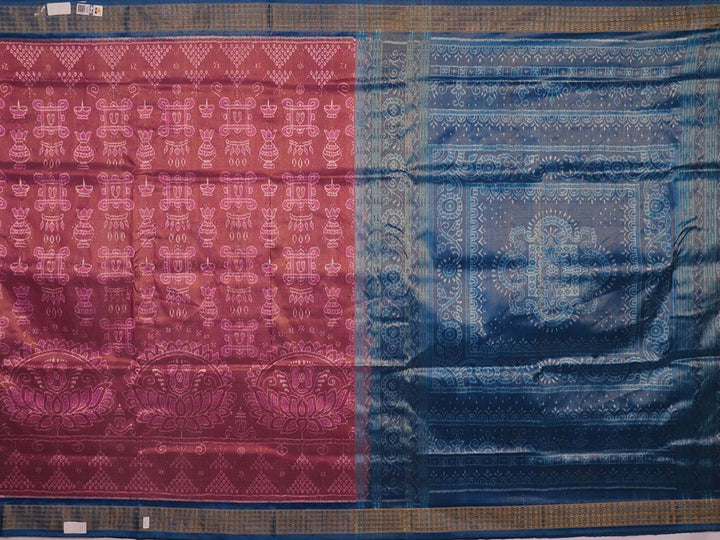 Handloom Sambalpuri Tissue Silk Saree