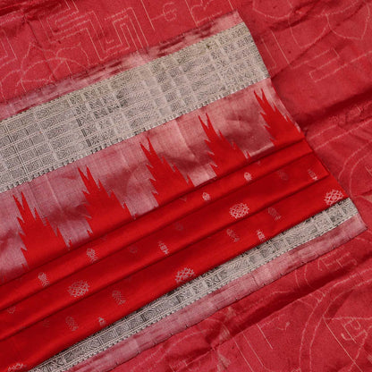 Handloom Sambalpuri Tissue Silk Saree