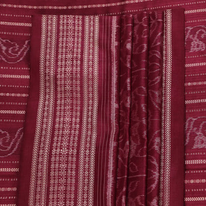 ସମ୍ବଲପୁରୀ ହ୍ୟାଣ୍ଡଲୁମ୍ ରେଶମ ସାରୀ - ବିଳାସପୂର୍ଣ୍ଣ ପାଟା |