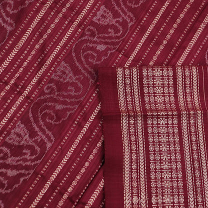 ସମ୍ବଲପୁରୀ ହ୍ୟାଣ୍ଡଲୁମ୍ ରେଶମ ସାରୀ - ବିଳାସପୂର୍ଣ୍ଣ ପାଟା |