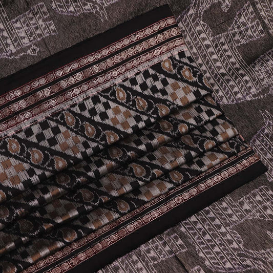 Sambalpuri Handloom Silk Saree - Luxurious Pata