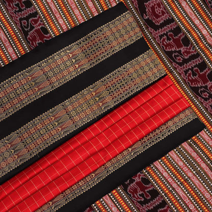 Sambalpuri Handloom Silk Saree - Luxurious Pata