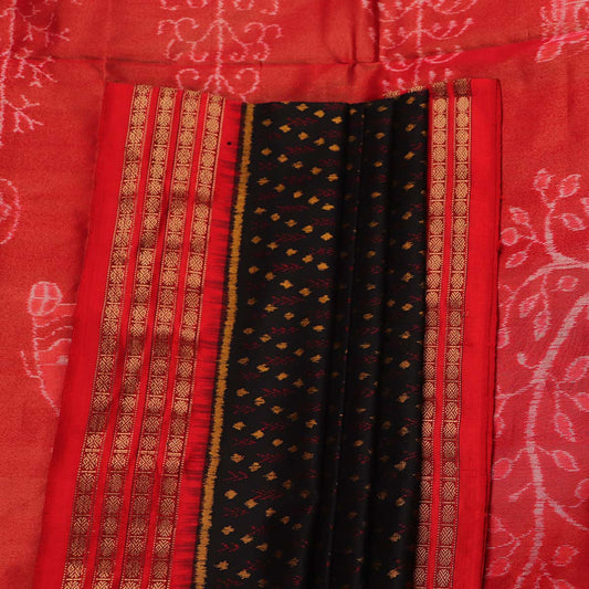 Sambalpuri Handloom Silk Saree - Luxurious Pata