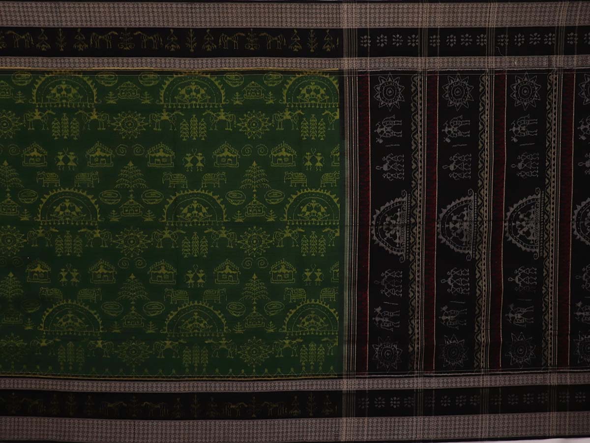 Handloom Sambalpuri Cotton Ikkat  Saree