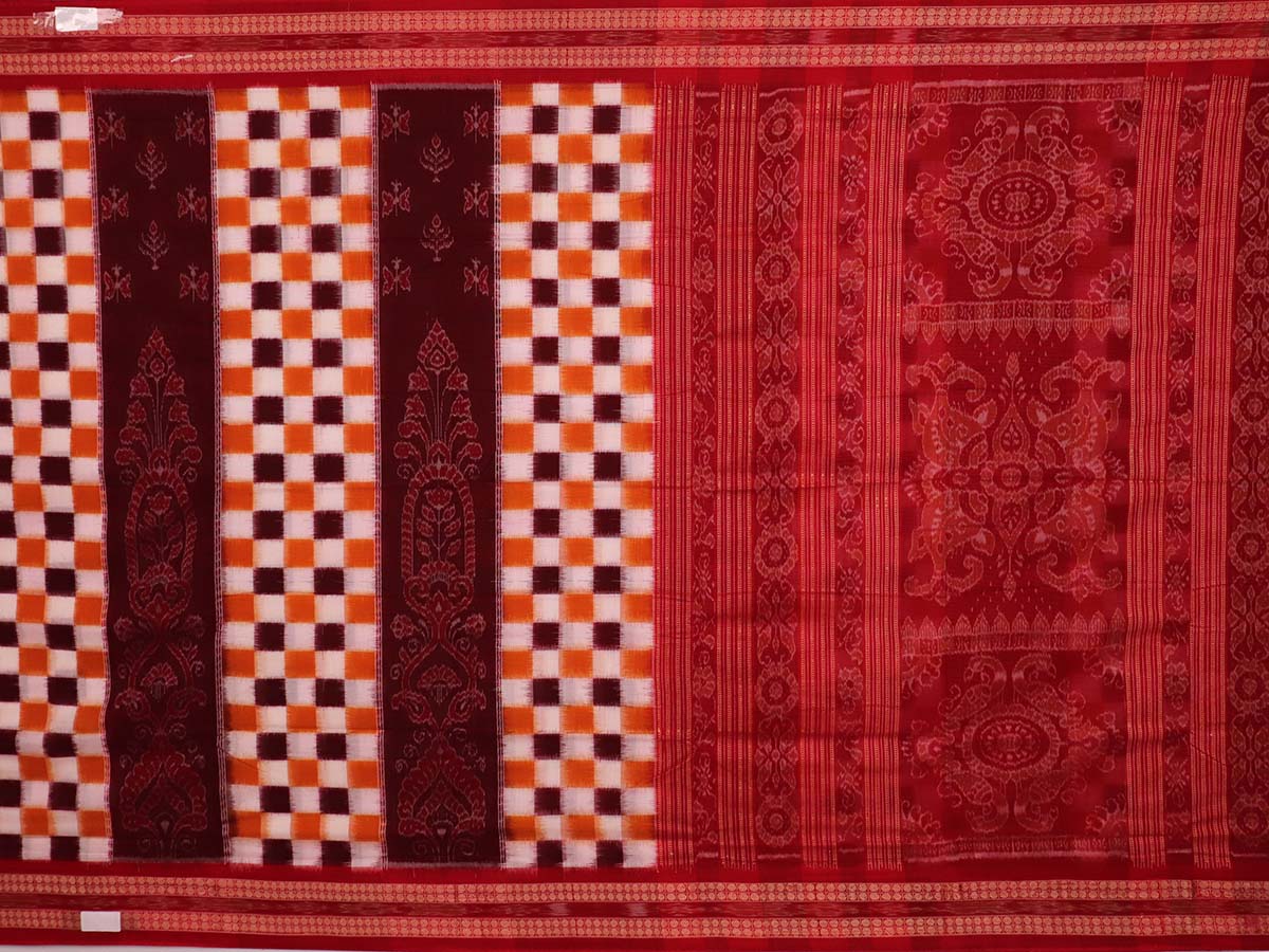 Handloom Sambalpuri Cotton Ikkat  Saree
