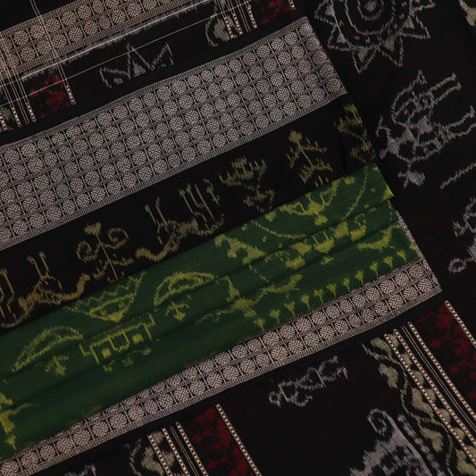 Handloom Sambalpuri Cotton Ikkat  Saree