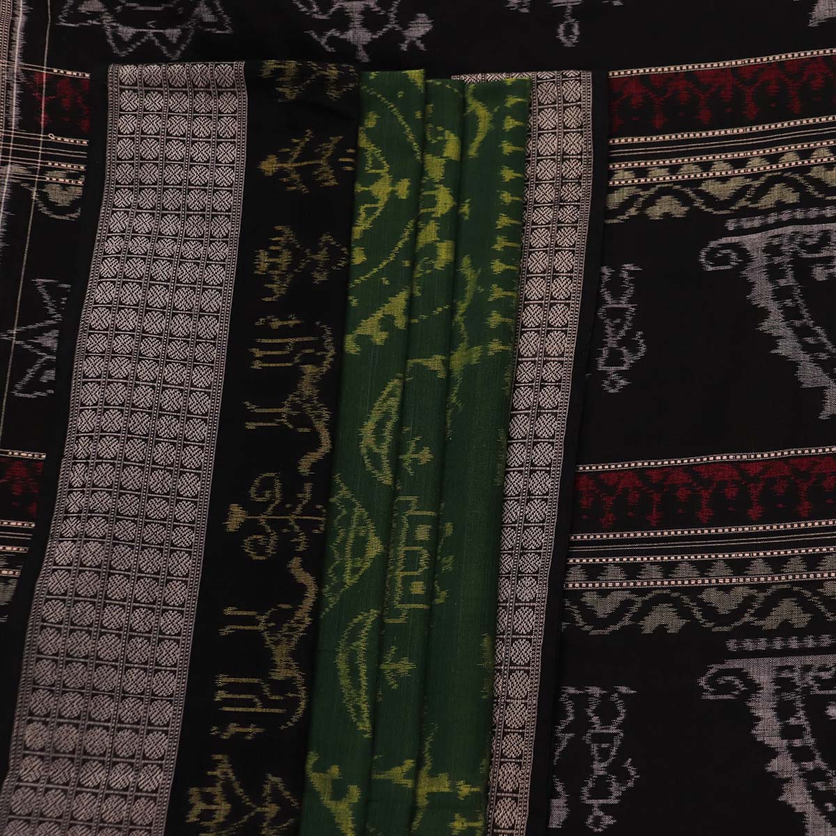 Handloom Sambalpuri Cotton Ikkat  Saree
