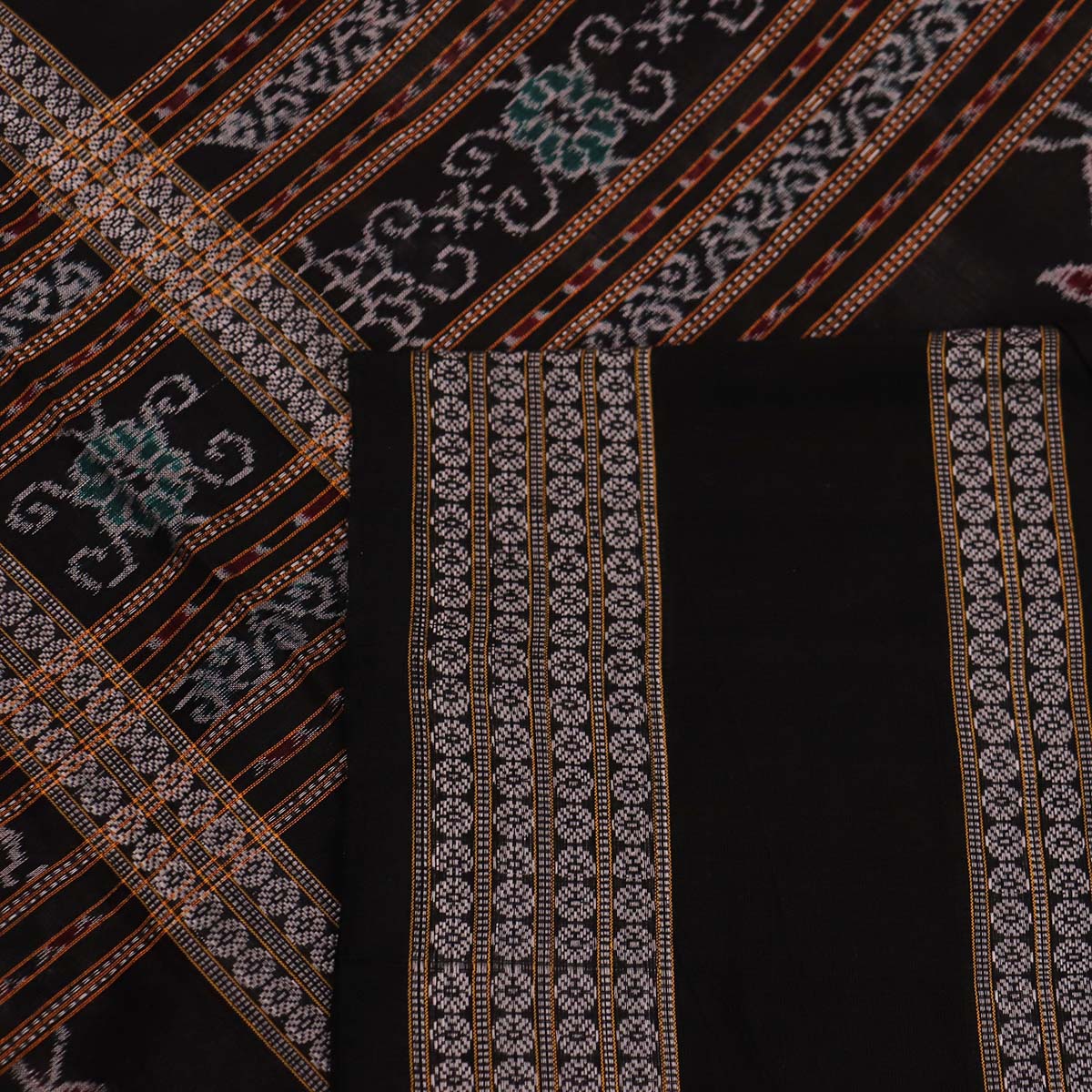 Handloom Sambalpuri Cotton Ikkat  Saree