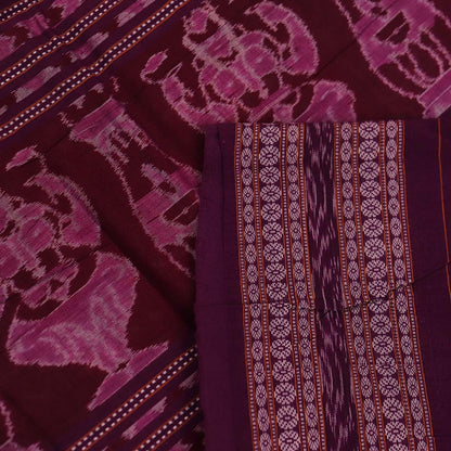 Handloom Sambalpuri Cotton Ikkat  Saree