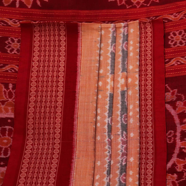 Handloom Sambalpuri Cotton Ikkat  Saree