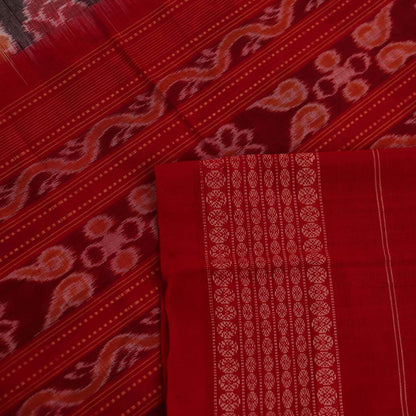 ହ୍ୟାଣ୍ଡଲୁମ୍ ସମ୍ବଲପୁରୀ କଟନ୍ ଇକକେଟ୍ ସାରି |