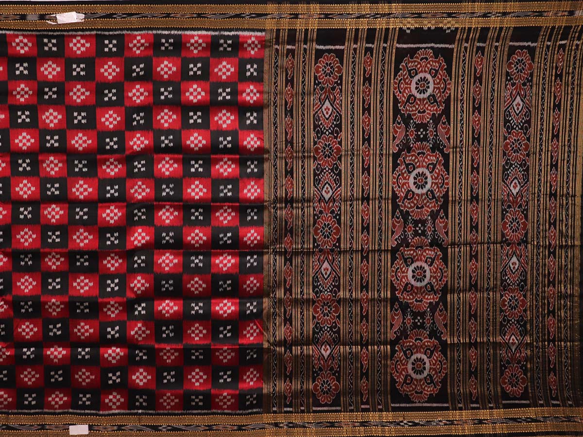 Sambalpuri Handloom Silk Saree - Luxurious Pata