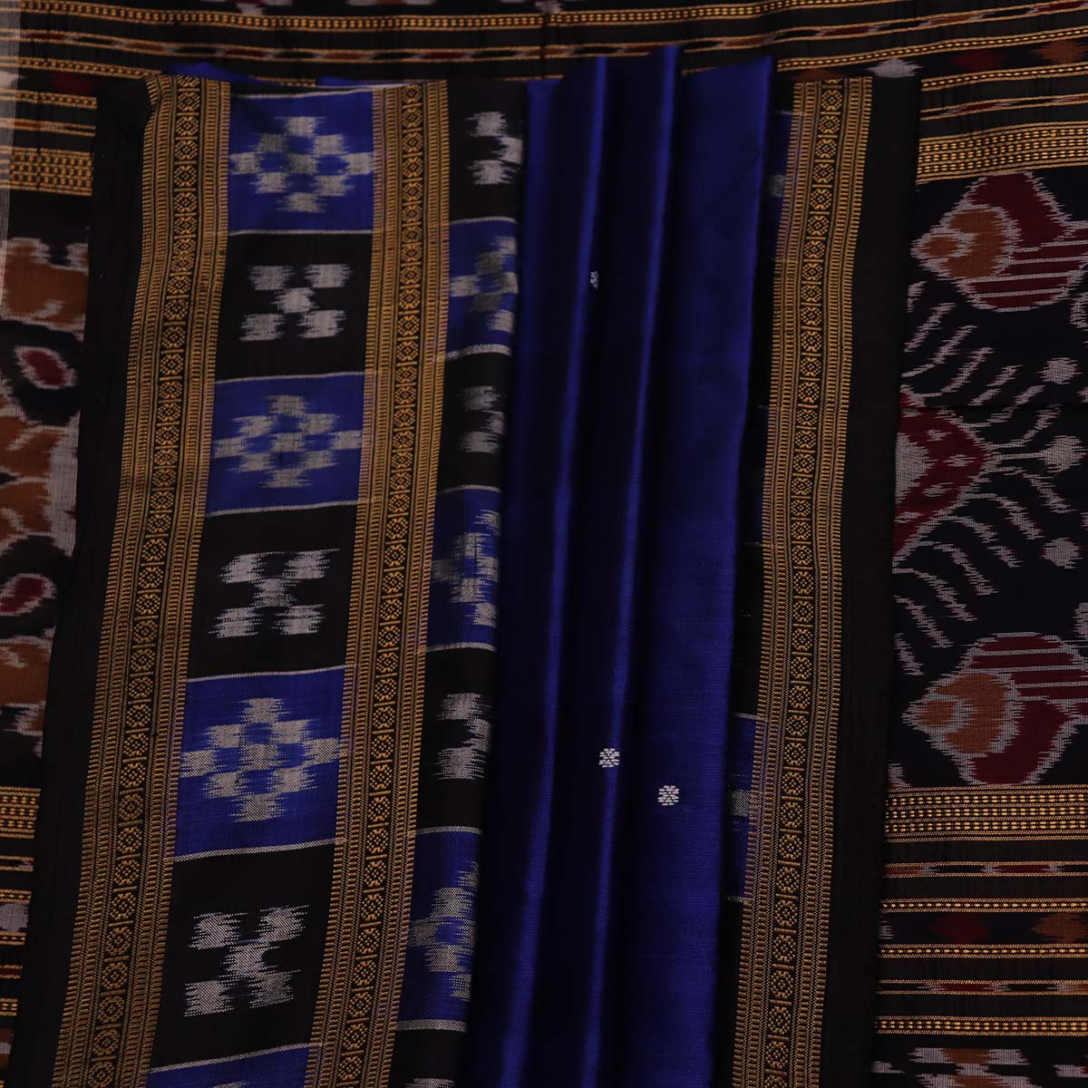 Sambalpuri Handloom Silk Saree - Luxurious Pata