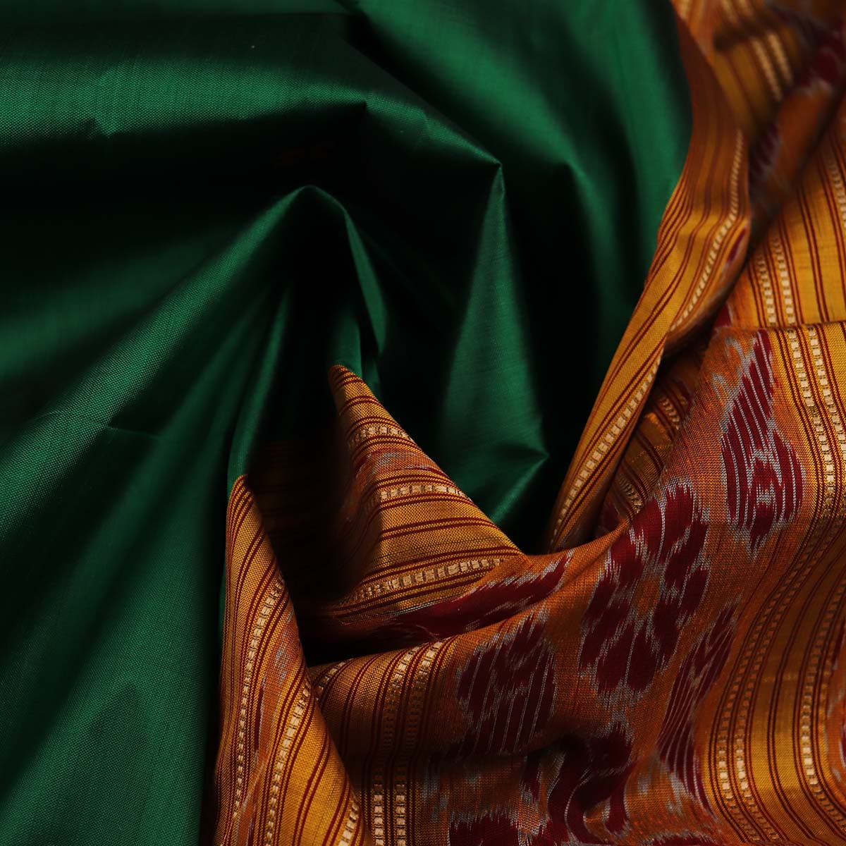 Sambalpuri Handloom Silk Saree - Luxurious Pata