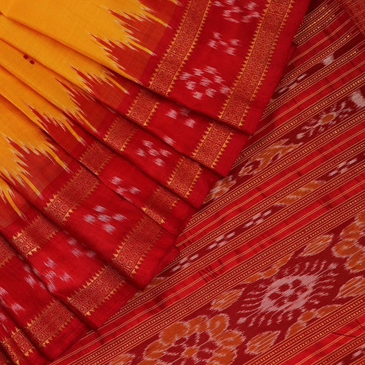 Sambalpuri Handloom Silk Saree - Luxurious Pata