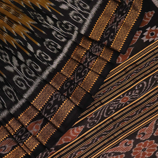 Sambalpuri Handloom Silk Saree - Luxurious Pata