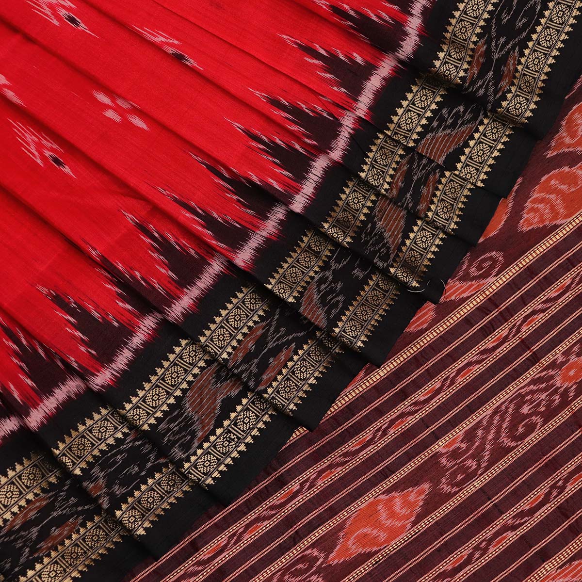 Sambalpuri Handloom Silk Saree - Luxurious Pata