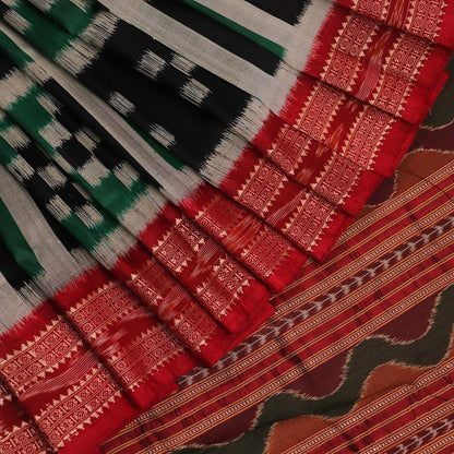 Sambalpuri Handloom Silk Saree - Luxurious Pata