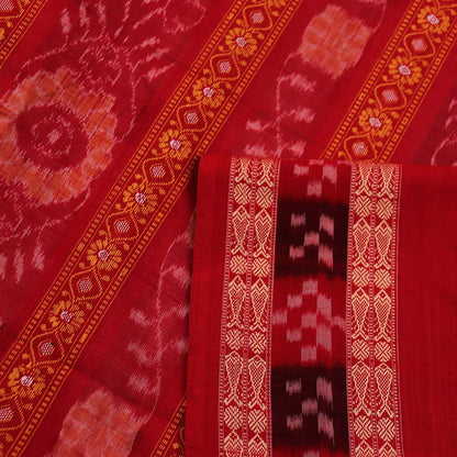Handloom Sambalpuri Cotton Ikkat  Saree