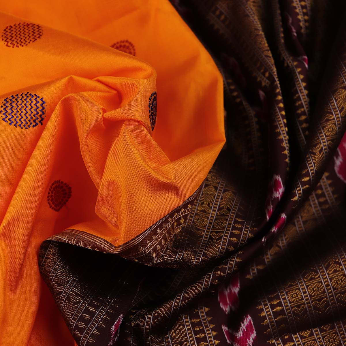 Handloom Silk Bomkai Saree