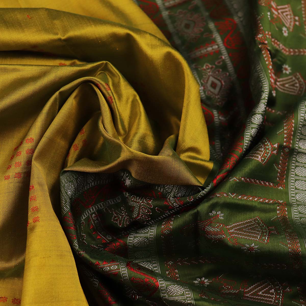 Handloom Silk Bomkai Saree