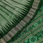 Handloom Green Bomkai Silk Saree with Green border
