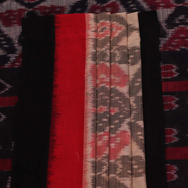 Handloom Sambalpuri Cotton Ikkat Saree