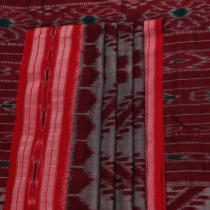 Handloom Sambalpuri Cotton Ikkat Saree