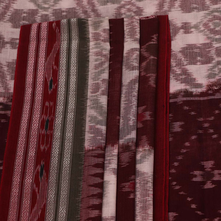 Handloom Sambalpuri Cotton Ikkat Saree