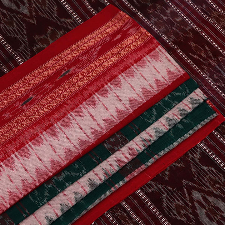 Handloom Sambalpuri Cotton Ikkat Saree