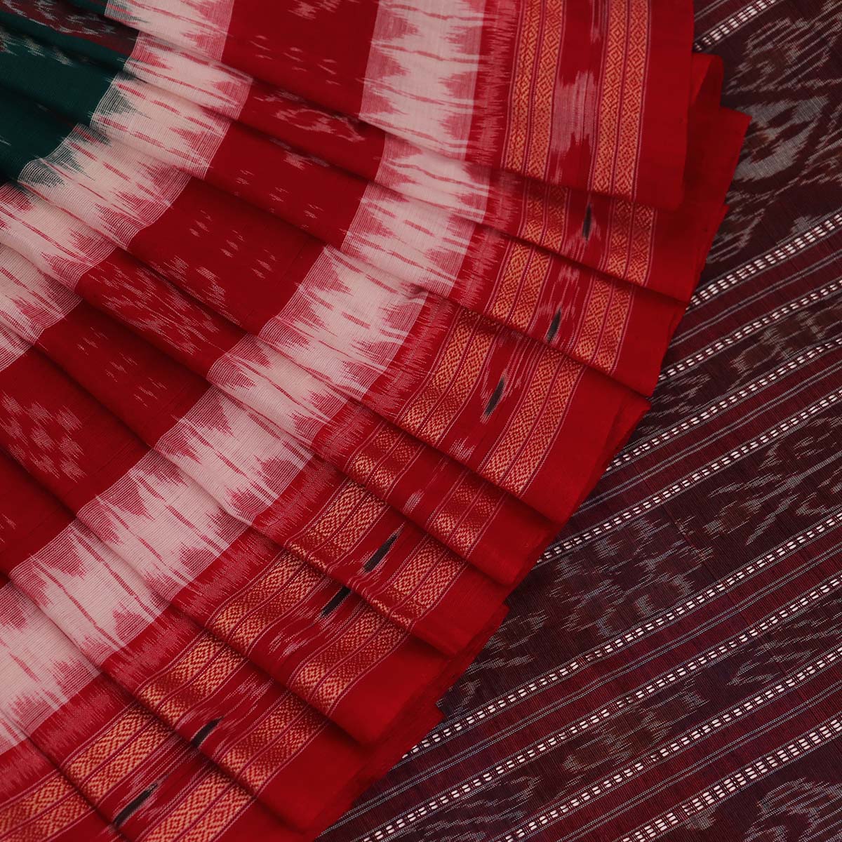 Handloom Sambalpuri Cotton Ikkat Saree