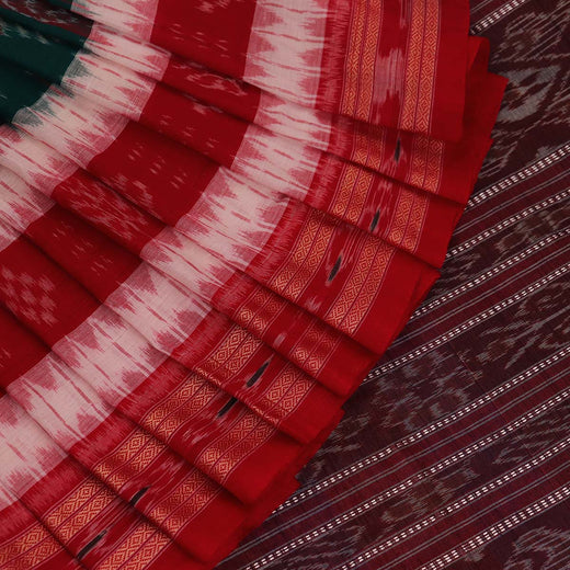 Handloom Sambalpuri Cotton Ikkat Saree