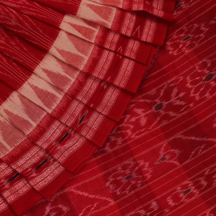 Handloom Sambalpuri Cotton Ikkat  Saree