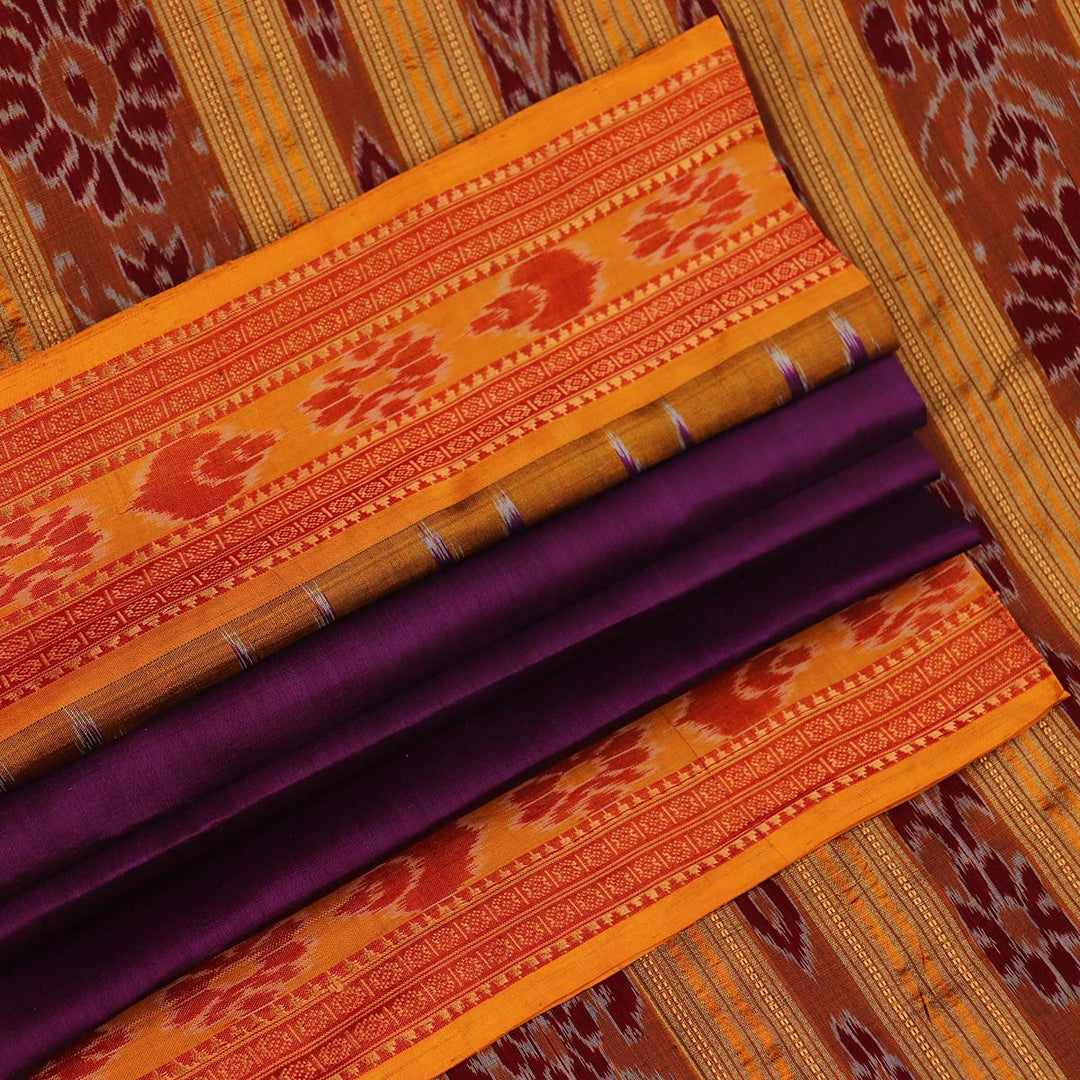 Handloom Khandua Silk Ikat Saree