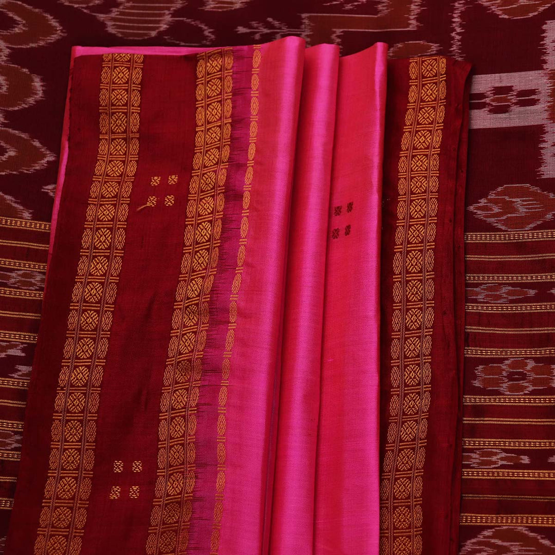 Handloom Khandua Silk Ikat Saree