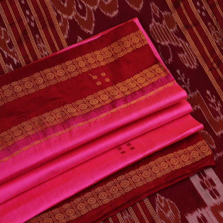 Handloom Khandua Silk Ikat Saree