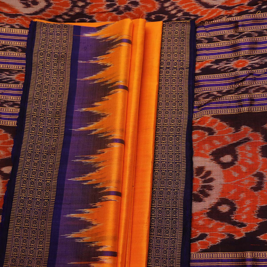 Handloom Khandua Silk Ikat Saree