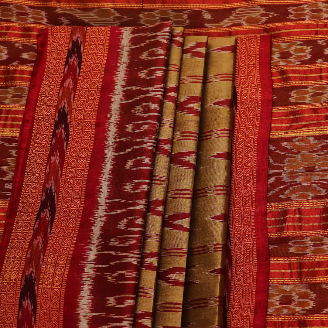 Handloom Khandua Silk Ikat Saree