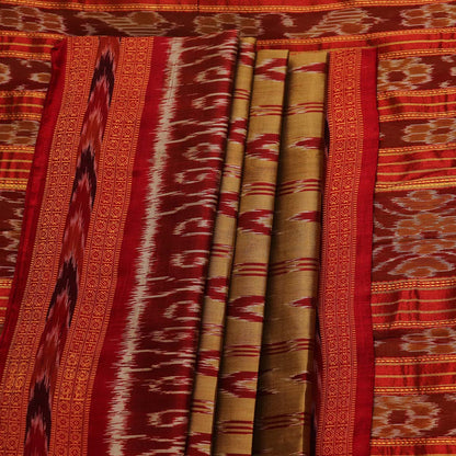Handloom Khandua Silk Ikat Saree