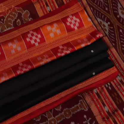 ହ୍ୟାଣ୍ଡଲୁମ୍ ଖଣ୍ଡୁଆ ସିଲ୍କ ଇକାଟ ସାରୀ |