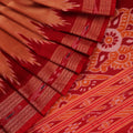 ହ୍ୟାଣ୍ଡଲୁମ୍ ଖଣ୍ଡୁଆ ସିଲ୍କ ଇକାଟ ସାରୀ |