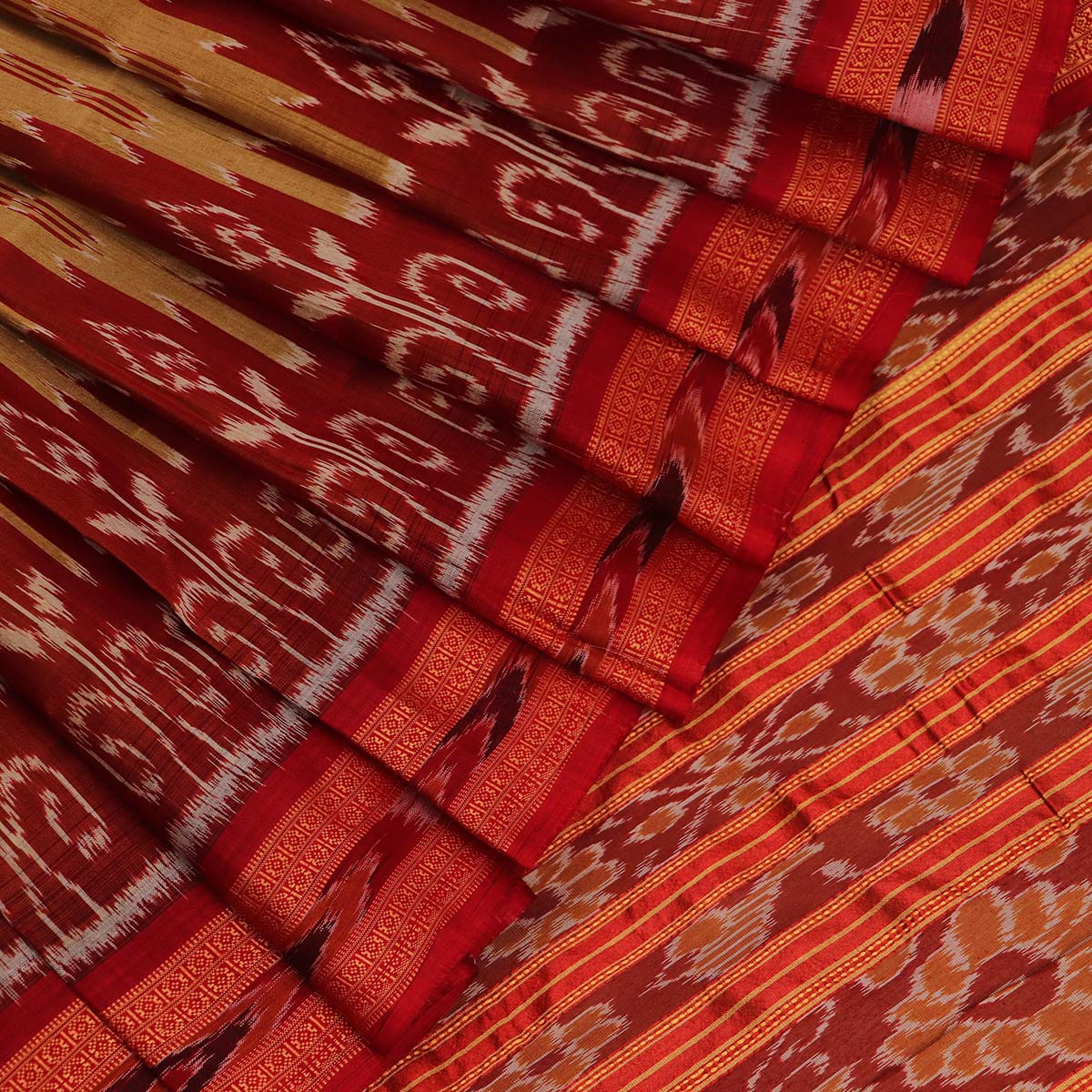Handloom Khandua Silk Ikat Saree