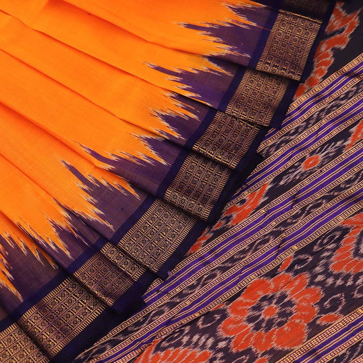 Handloom Khandua Silk Ikat Saree