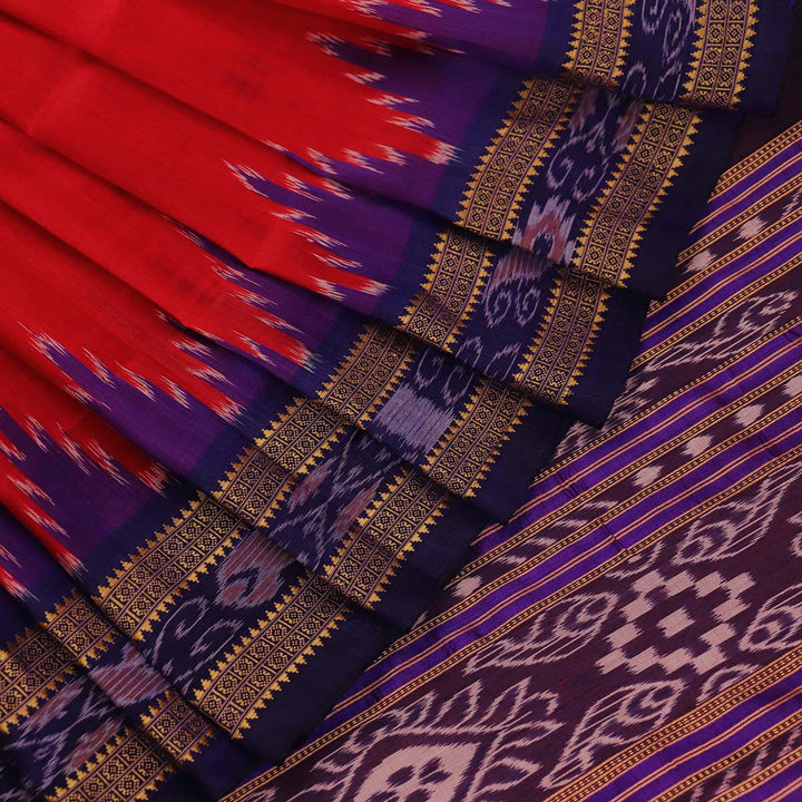 Handloom Khandua Silk Ikat Saree