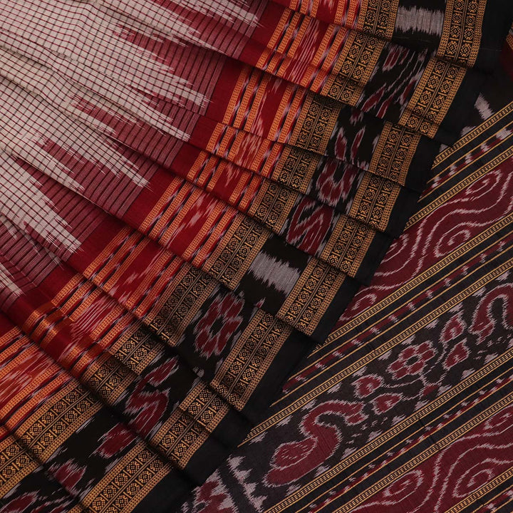 Handloom Khandua Silk Ikat Saree