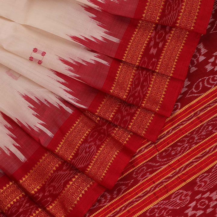 Handloom Khandua Silk Ikat Saree