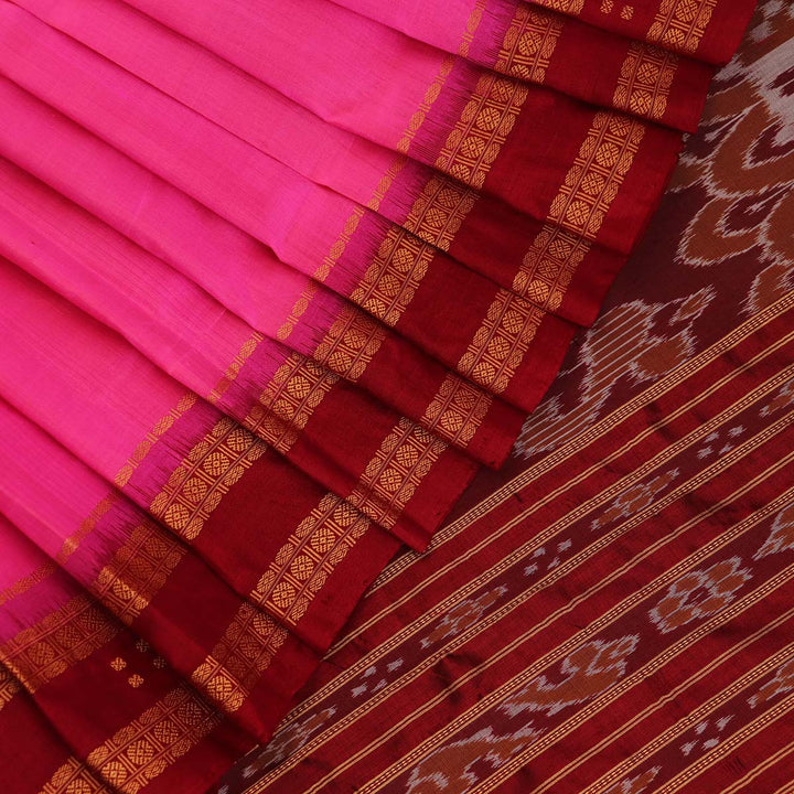 Handloom Khandua Silk Ikat Saree