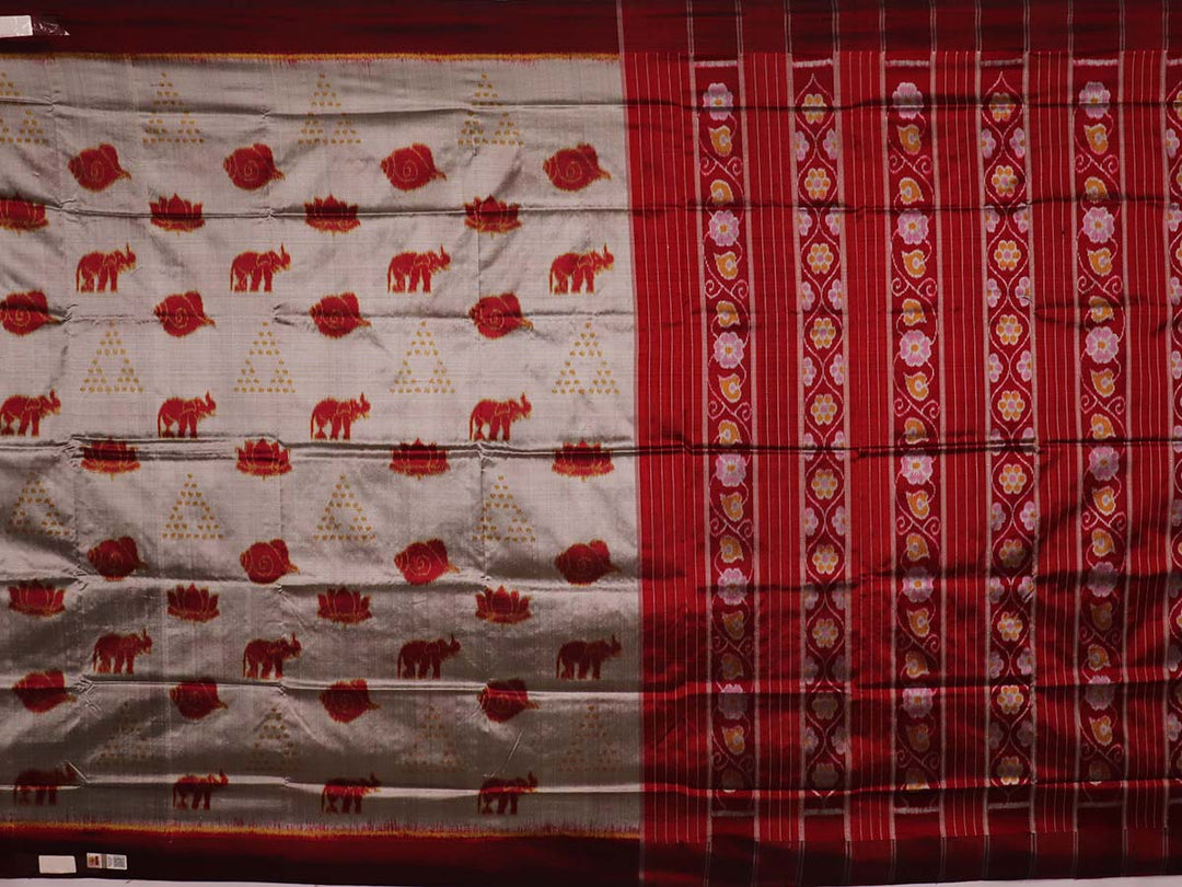 Handloom Khandua Silk Ikat Saree